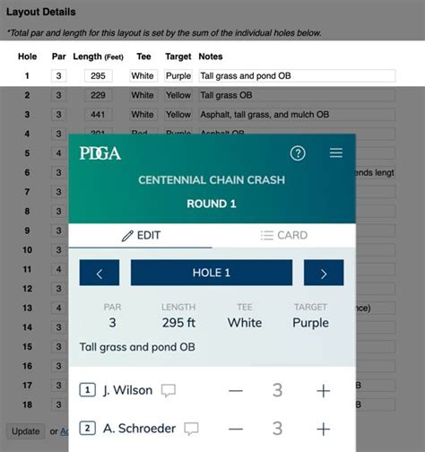 The new and improved version is being launched in conjunction with The Memorial Championship. . Pdga digital scoring